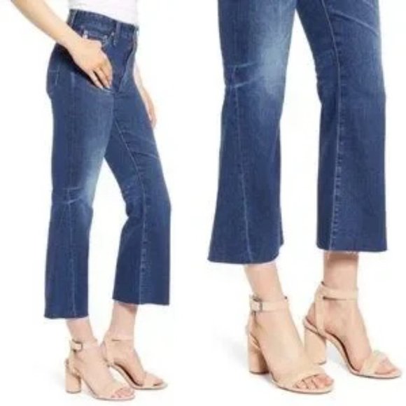 NWOT Adriano Goldschmied AG Quinne High Waist Crop Flare Jeans Size 26 - Picture 2 of 7